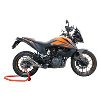 Escape compatible con Ktm Adventure 250 2020-2024, M3 Inox , Escape legal, homologado, silenciador con db killer desmontable y tubo de conexión específico 