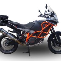 Escape compatible con Ktm Lc 8 Adventure 1090 2017-2020, Gpe Ann. titanium, Escape racing, silenciador con tubo de conexion, articulo sin homologacion 