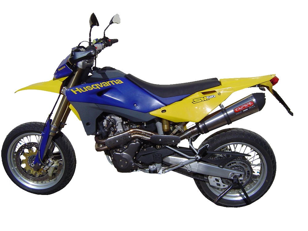 Escape compatible con Swm Motorcycles RS 650 R 2017-2018, Gpe Ann. titanium, Escape semi-completo homologado con db killer extraible 