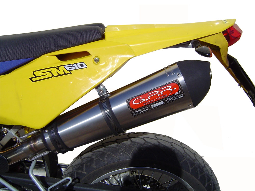 Escape compatible con Swm Motorcycles RS 650 R 2017-2018, Gpe Ann. titanium, Escape semi-completo homologado con db killer extraible 