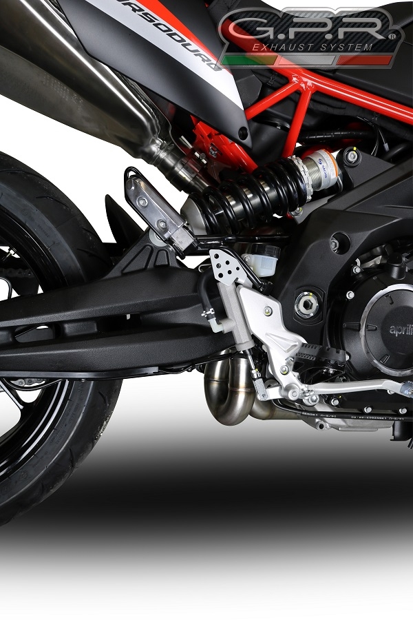 Escape compatible con Aprilia Dorsoduro 900 2017-2020, Decatalizzatore, Tubo supresor de catalizador 