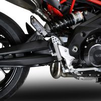 Escape compatible con Aprilia Dorsoduro 900 2017-2020, Decatalizzatore, Tubo supresor de catalizador 