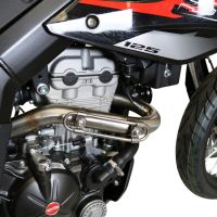 Escape compatible con Aprilia Rx 125 2018-2020, Decatalizzatore, Tubo supresor de catalizador 