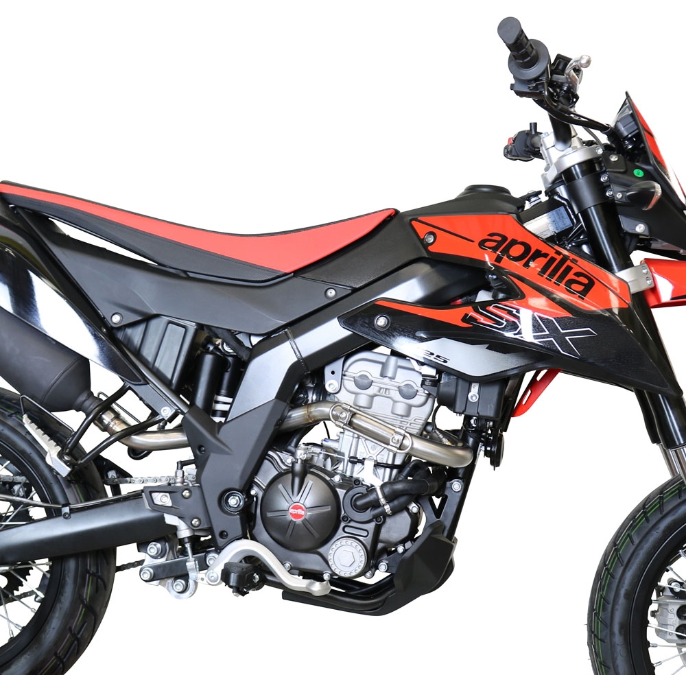 Escape compatible con Aprilia Rx 125 2021-2024, Decatalizzatore, Tubo supresor de catalizador 