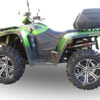 Escape compatible con Artic Cat Thundercat 1000 2011-2021, Deeptone Atv, Escape legal, homologado, silenciador con db killer desmontable y tubo de conexión específico 