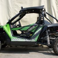 Escape compatible con Artic Cat Wild Cat 1000 2012-2014, Deeptone Atv, Escape legal, homologado, silenciador con db killer desmontable y tubo de conexión específico 