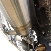 Escape compatible con Husqvarna TE 630 E - SMS 630 - Smr 630 2010-2014, Albus Ceramic, Par de terminales de escape homologados, con db killer extraíbles y tubos de conexión específicos 