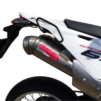 Escape compatible con Husqvarna TE 630 E - SMS 630 - Smr 630 2010-2014, Powercone Evo, Par de terminales de escape homologados, con db killer extraíbles y tubos de conexión específicos 