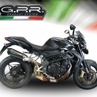 GPR escape compatible con  Mv Agusta Brutale 1090 R-RR  2010-2016, New Grand Prix Evo Poppy, Escape legal, homologado, silenciador con db killer desmontable y tubo de conexión específico 