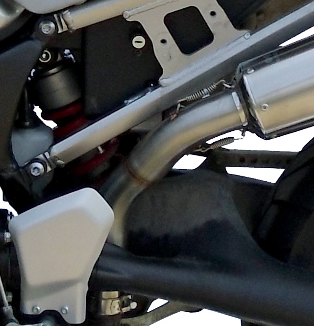 Escape compatible con Yamaha Xt 1200 Z Supertenere 2017-2020, GP Evo4 Poppy, Escape legal, homologado, silenciador con db killer desmontable y tubo de conexión específico 