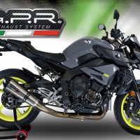Escape compatible con Yamaha Mt-10 2016-2024, GP Evo4 Titanium, Escape semi-completo homologado, con db killer extraible y catalizador 
