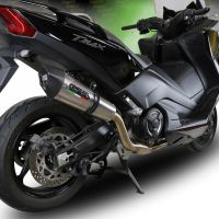 GPR escape compatible con  Yamaha T-Max 530 2017-2021, New Grand Prix Evo Titanium, Escape completo homologado y legal,con catalizador incluido db killer extraíble 