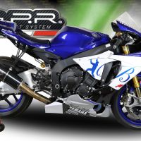 Escape compatible con Yamaha Yzf R1-R1-M 2020-2025, Furore Nero, Escape racing, semi-completo 