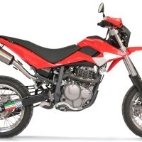 Escape compatible con Beta Alp 4.0 2018-2020, Gpe Ann. titanium, Escape racing, linea completa, suministrado con colector especifico, articulo sin homologacion 