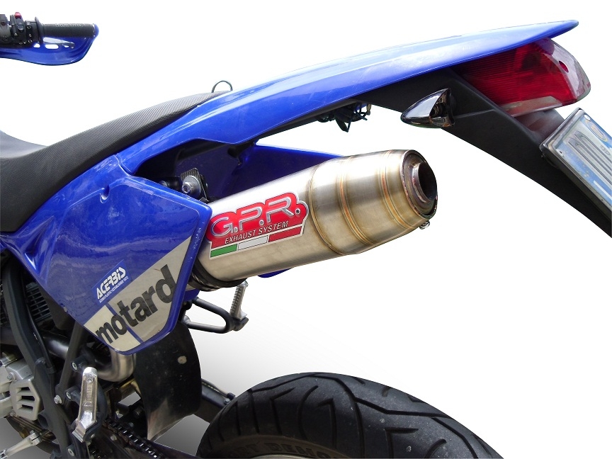 Escape compatible con Beta RR 125 Enduro Ac 4t 2005-2009, Deeptone Inox, Escape legal, homologado, silenciador con db killer desmontable y tubo de conexión específico 