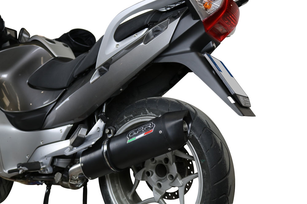 Escape compatible con Bmw R 1200 R 2006-2010, Furore Nero, Escape legal, homologado, silenciador con db killer desmontable y tubo de conexión específico 