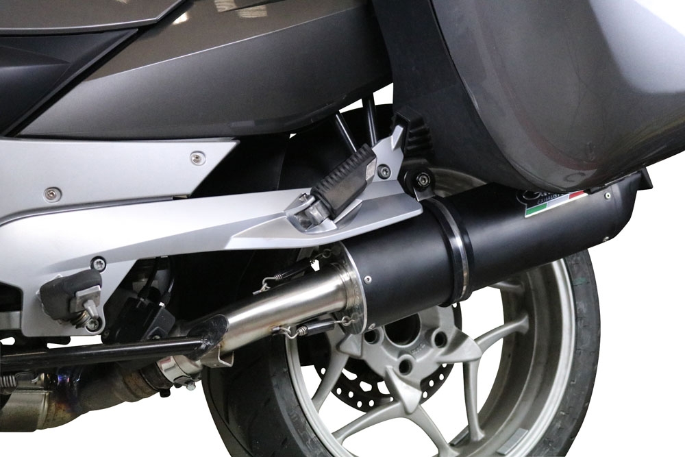 Escape compatible con Bmw R 1200 R 2006-2010, Furore Nero, Escape legal, homologado, silenciador con db killer desmontable y tubo de conexión específico 