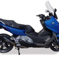 GPR escape compatible con  Bmw C 600 Sport 2012-2016, New Grand Prix Evo Poppy, Escape legal, homologado, silenciador con db killer desmontable y tubo de conexión específico 