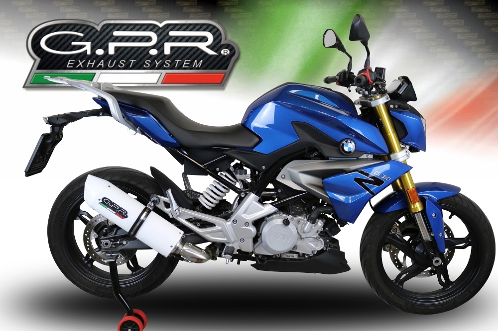 Escape compatible con Bmw G 310 R 2022-2024, Albus Evo4, Escape completo homologado y legal,con catalizador incluido db killer extraíble 