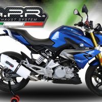 Escape compatible con Bmw G 310 R 2022-2024, Albus Evo4, Escape completo homologado y legal,con catalizador incluido db killer extraíble 