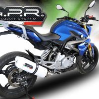 Escape compatible con Bmw G 310 R 2022-2024, Albus Evo4, Escape completo homologado y legal,con catalizador incluido db killer extraíble 