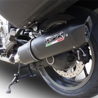 Escape compatible con Bmw K 1600 Gt 2010-2016, Furore Nero, Par de terminales de escape homologados, con db killer extraíbles y tubos de conexión específicos 
