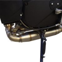 Escape compatible con Buell Xb 9 2003-2007, Deeptone Inox, Par de terminales de escape homologados, con db killer extraíbles y tubos de conexión específicos 