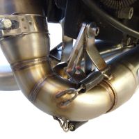 Escape compatible con Buell Xb 9 2003-2007, Deeptone Inox, Par de terminales de escape homologados, con db killer extraíbles y tubos de conexión específicos 