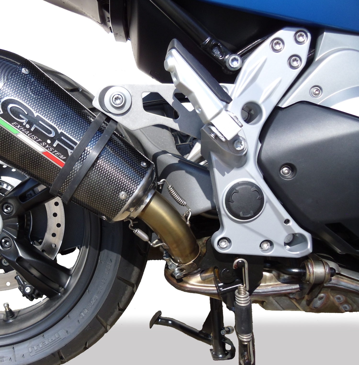 GPR escape compatible con  Bmw C 600 Sport 2012-2016, New Grand Prix Evo Poppy, Escape legal, homologado, silenciador con db killer desmontable y tubo de conexión específico 