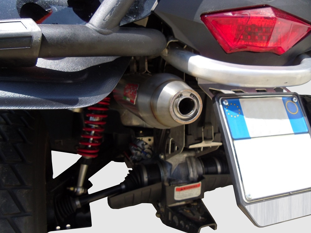 Escape compatible con Can Am Outlander 850 2016-2023, Deeptone Atv, Escape legal, homologado, silenciador con db killer desmontable y tubo de conexión específico 