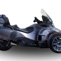 Escape compatible con Can Am Spyder 1000 Rs -RSs 2013-2016, Furore Poppy, Escape legal, homologado, silenciador con db killer desmontable y tubo de conexión específico 
