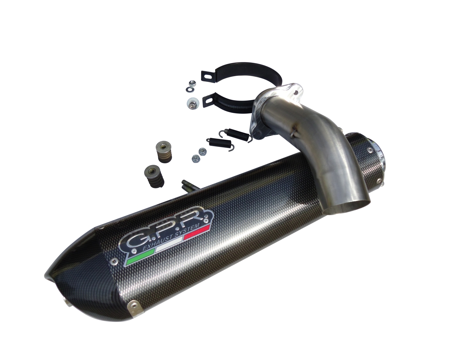 Escape compatible con Can Am Spyder 1000 St -Sts 2013-2016, Gpe Ann. Poppy, Escape legal, homologado, silenciador con db killer desmontable y tubo de conexión específico 