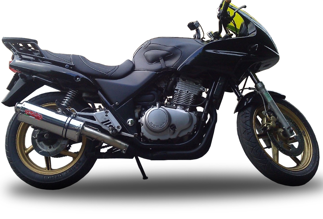 GPR escape compatible con  Honda Cb 500 - S 1993-2005, Trioval, Escape legal, homologado, silenciador con db killer desmontable y tubo de conexión específico 
