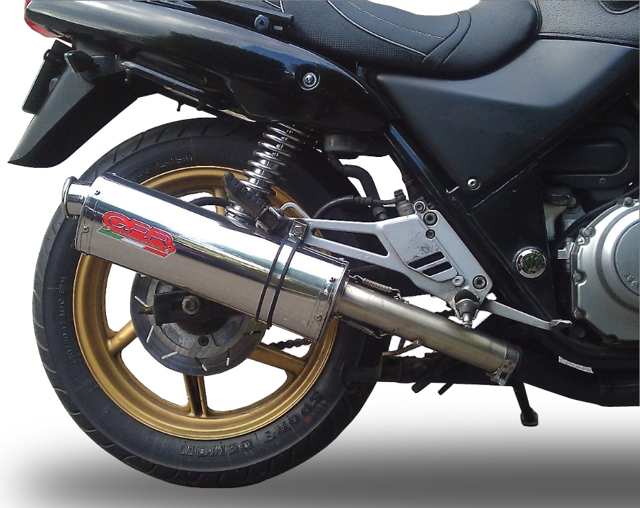 GPR escape compatible con  Honda Cb 500 - S 1993-2005, Trioval, Escape legal, homologado, silenciador con db killer desmontable y tubo de conexión específico 