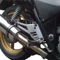 GPR escape compatible con  Honda Cb 500 - S 1993-2005, Trioval, Escape legal, homologado, silenciador con db killer desmontable y tubo de conexión específico 