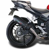 GPR escape compatible con  Honda Cb 500 X 2019-2025, New Grand Prix Evo Black Titanium, Escape legal, homologado, silenciador con db killer desmontable y tubo de conexión específico 