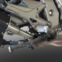 Escape compatible con Honda Cbf 1000 - ST 2006-2009, Gpe Ann. titanium, Par de terminales de escape homologados, con db killer extraíbles y tubos de conexión específicos 