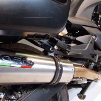Escape compatible con Honda Cbf 1000 - ST 2010-2016, Satinox , Escape legal, homologado, silenciador con db killer desmontable y tubo de conexión específico 