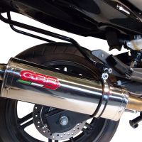 Escape compatible con Honda Cbf 1000 - ST 2010-2016, Trioval, Escape legal, homologado, silenciador con db killer desmontable y tubo de conexión específico 