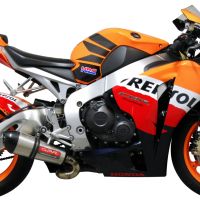 Escape compatible con Honda Cbr 1000 Rr 2008-2011, Gpe Ann. titanium, Escape legal, homologado, silenciador con catalizador, db killer desmontable y tubo de conexión específico 