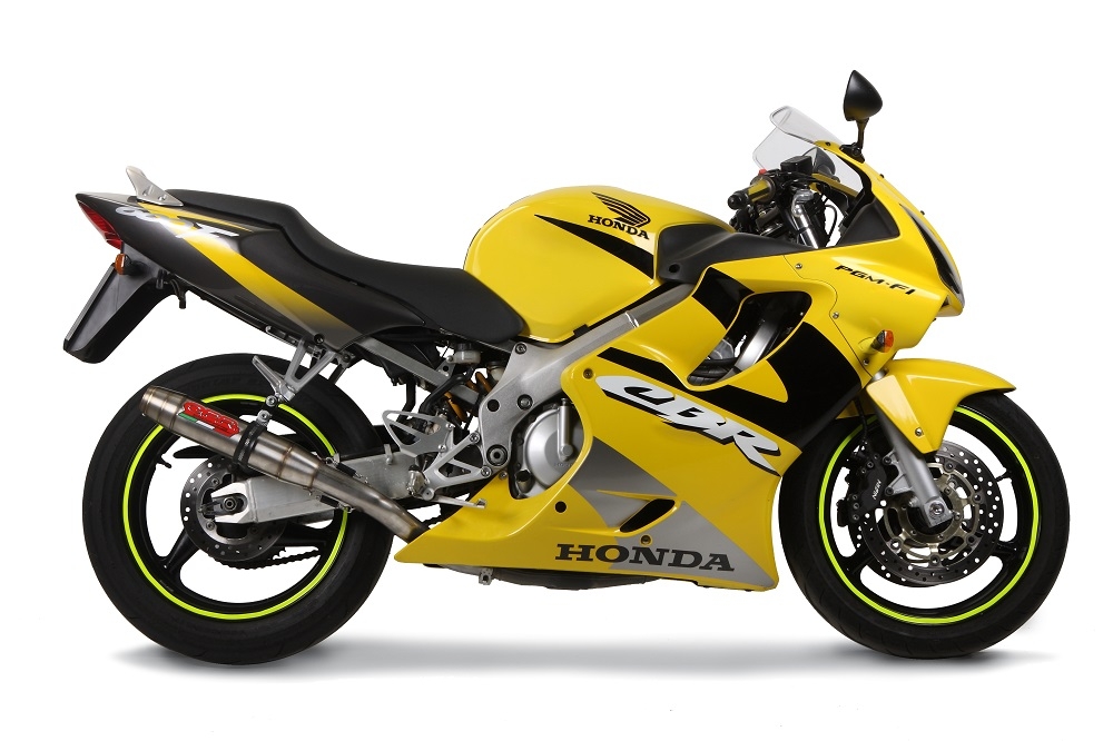 Escape compatible con Honda Cbr 600 F - Sport 2001-2007, Deeptone Inox, Escape legal, homologado, silenciador con catalizador, db killer desmontable y tubo de conexión específico 
