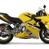 Escape compatible con Honda Cbr 600 F - Sport 2001-2007, Deeptone Inox, Escape legal, homologado, silenciador con catalizador, db killer desmontable y tubo de conexión específico 
