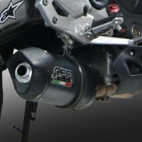 GPR escape compatible con  Cf Moto Nk 650 2012-2016, Furore Nero, Escape legal, homologado, silenciador con db killer desmontable y tubo de conexión específico 