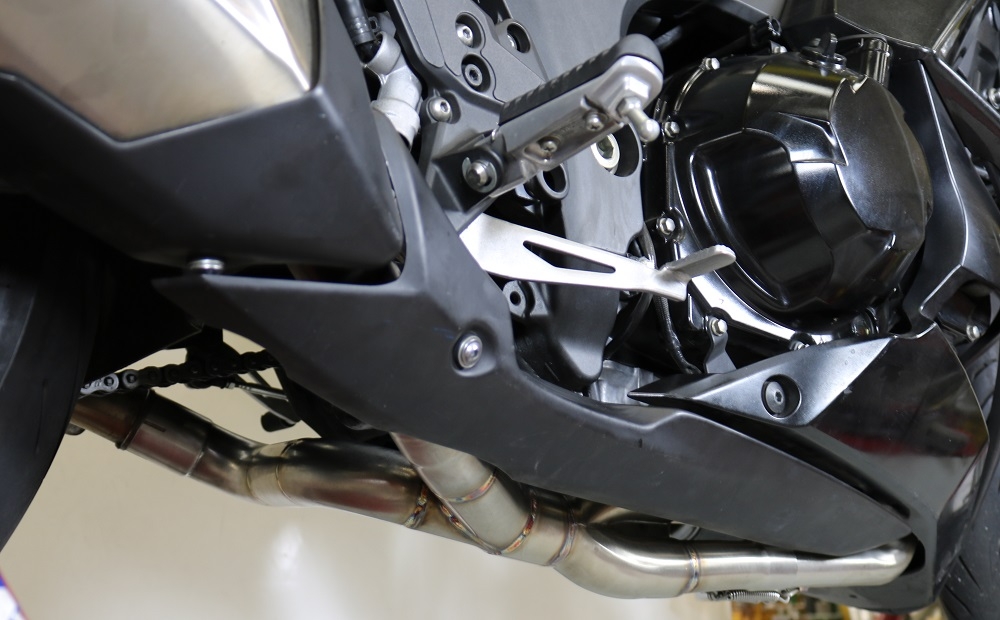 Escape compatible con Kawasaki Z 1000 Sx 2011-2016, Decatalizzatore, Tubo supresor de catalizador 