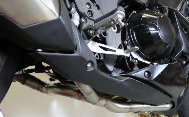 Escape compatible con Kawasaki Z 1000 2010-2014, Decatalizzatore, Tubo supresor de catalizador 