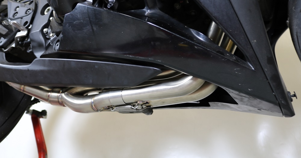 Escape compatible con Kawasaki Z 1000 Sx 2011-2016, Decatalizzatore, Tubo supresor de catalizador 