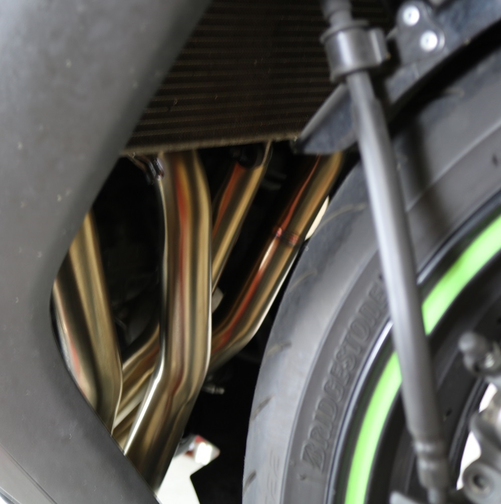 Escape compatible con Kawasaki Z 1000 Sx 2011-2016, Decatalizzatore, Tubo supresor de catalizador 