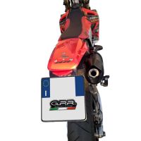 Escape compatible con Honda Crf 450 R-RX 2001-2002, Furore Nero, Escape legal, homologado, silenciador con db killer desmontable y tubo de conexión específico 