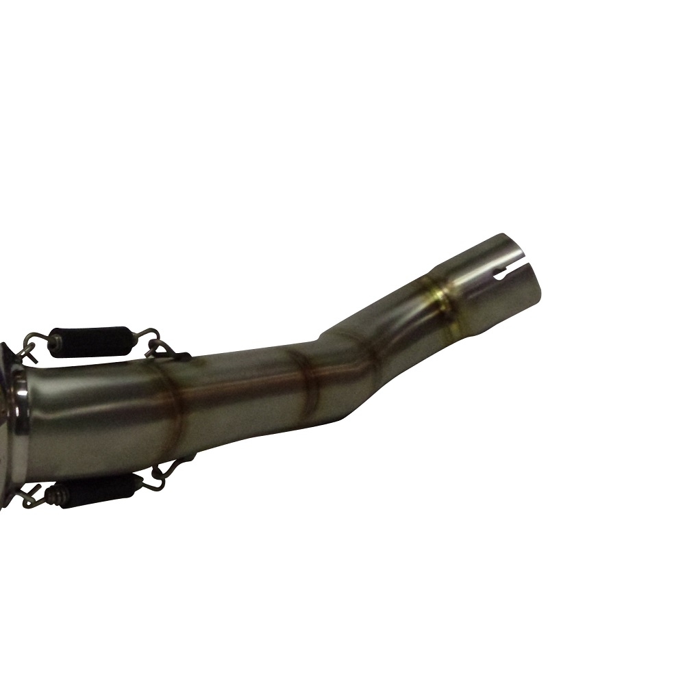 Escape compatible con Honda VFR1200X Crosstourer 2017-2020, Furore Evo4 Nero, Escape legal, homologado, silenciador con db killer desmontable y tubo de conexión específico 