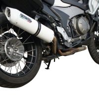 Escape compatible con Honda VFR1200X Crosstourer 2017-2020, Albus Evo4, Escape legal, homologado, silenciador con db killer desmontable y tubo de conexión específico 